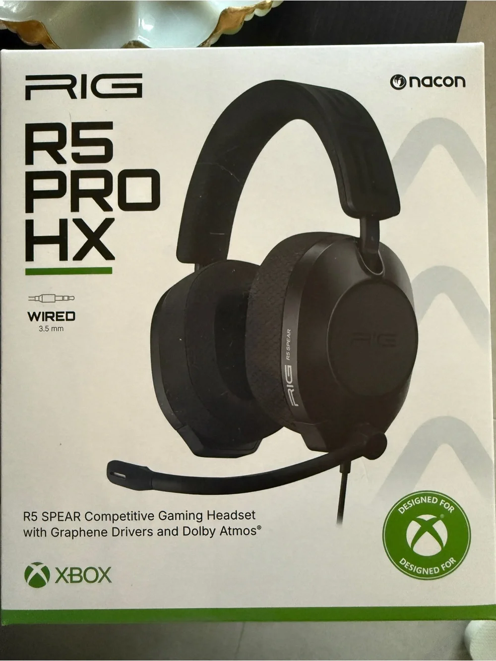 RIG R5 Pro HX Black Wired Gaming Headset for Xbox Nacon Spear Dolby atmos game